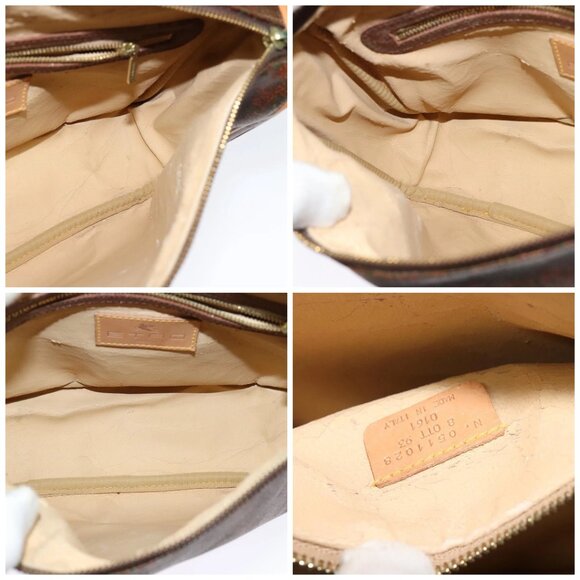 ETRO Paisley Shoulder Bag PVC Leather Brown Gold Auth am8067 - Picture 15 of 16